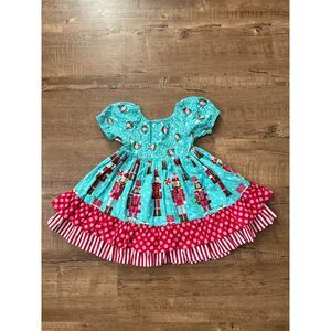 Handmade Christmas Dress size 2